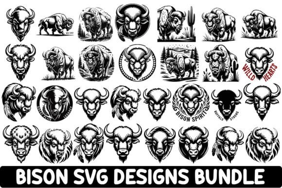 Bison SVG Bundle Review: A Designer's Take on 35 Wild Designs