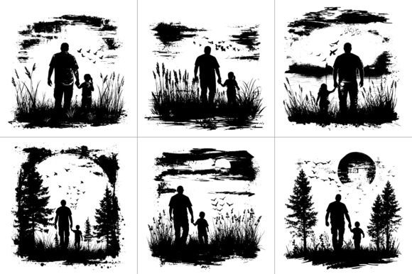 Fathers Day Silhouette Svg Vector: A Designer's Review