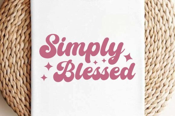 Groovy Simply Blessed Retro SVG Design Review
