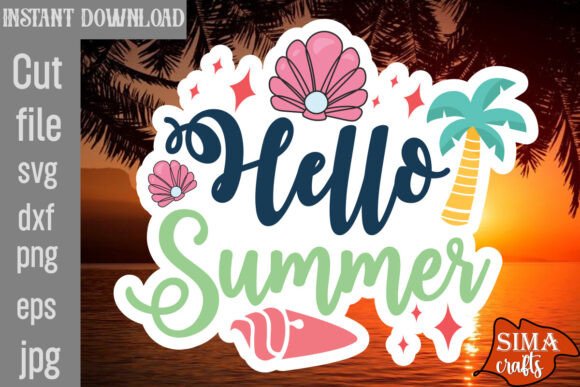 Hello Summer SVG Cut File: A Designer's Review