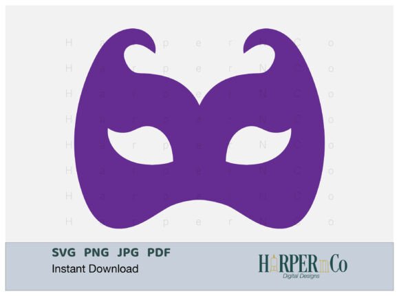 Review: Mardi Gras Mask SVG, PNG, Cut File 4