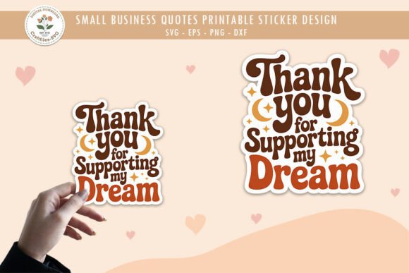Review: Thank You for Supporting My Dream SVG