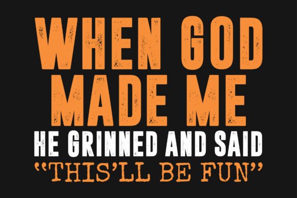 Review: When God Made Me SVG for Embroidery Projects