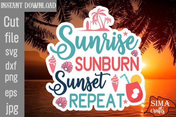 Reviewing the Sunrise Sunburn Sunset Repeat SVG