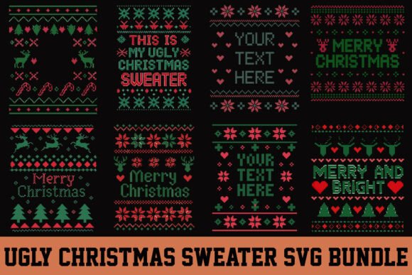 Reviewing the Ugly Christmas Sweater SVG Bundle for Real Embroidery