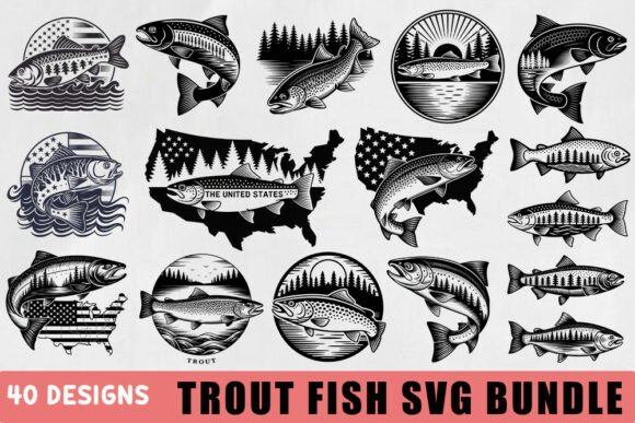 Trout Fish SVG Bundle: A Designer's Review